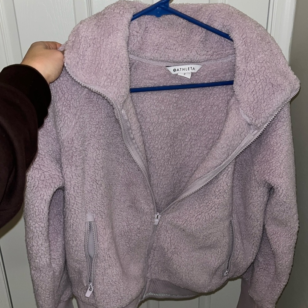 Athleta Fuzzy Jacket